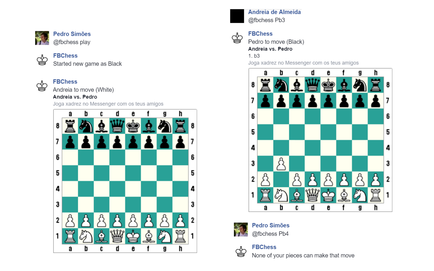 Facebook: Conheça o jogo de xadrez secreto